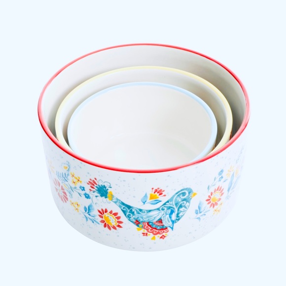 Pioneer Woman Storage Set x 3 with Lids - Picture 3 of 6